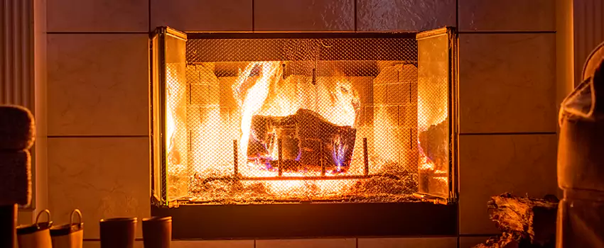 Mendota Hearth Landscape Fireplace Installation in Little Rock, Arkansas