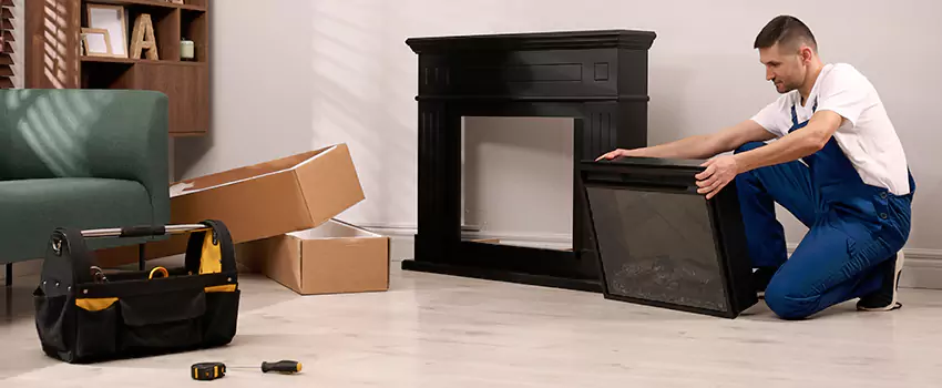 Old Rusted Metal Fireplace Repair And Replacement in Little Rock, AR